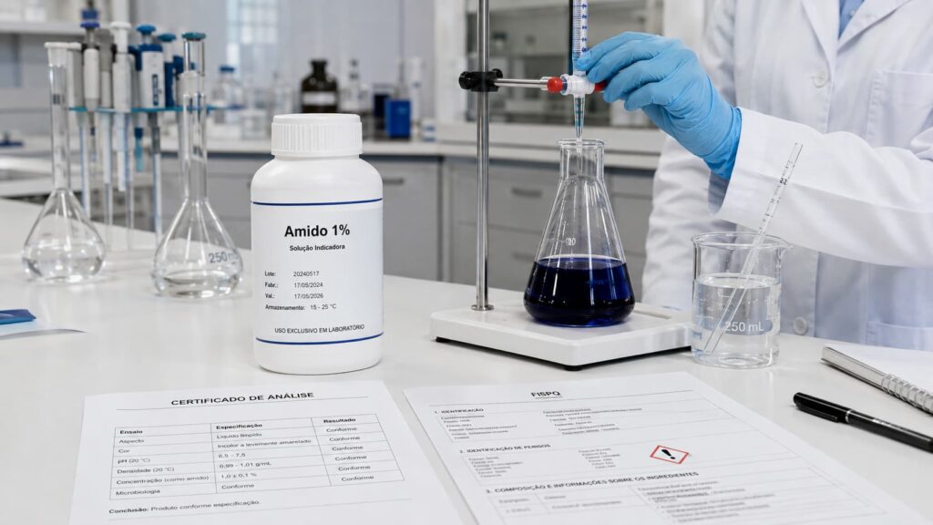 Amido 1% com laudo: onde comprar para laboratório